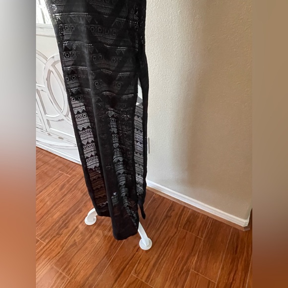 Wet Seal - Long Black Swimsuit Cover Up - Size: Large - Picture 2 of 7